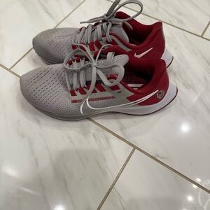 Nike Red and Gray Sneakers